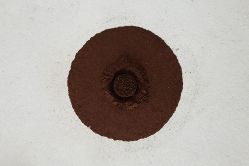 Kaffeesatzkreis, Inkjetprint 60x40 cm