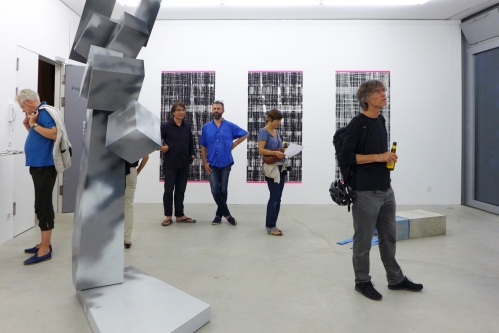 Vernissage, Werke: U.Cavelty, Y. Hartmann, P.Ferus