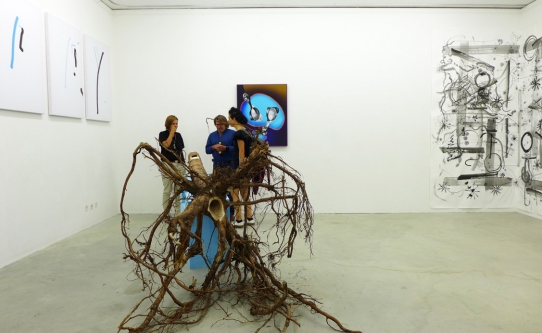 Vernissage, Werke: P.Ferus, S.Feldmeier, E.Hiepler