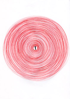 Kugelschreiber, Klebezahl, 29.5 x 21 cm