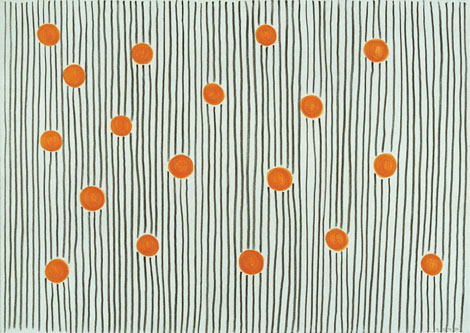 Farbstift auf Papier, 42 x 29.5 cm