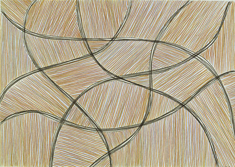 Farbstift auf Papier, 42 x 29.5 cm