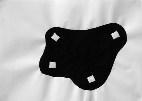 Würfelbild, Aquarell, 29 x 42 cm