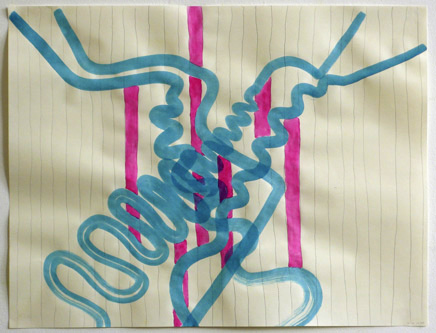 Aquarell, Bleistift, 65 x 50 cm