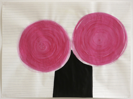 Aquarell, Tusche, 80 x 60 cm