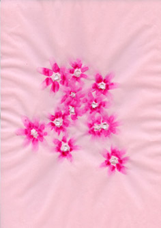 Löcher, Aquarell auf Seidenpapier 21 x 29.5 cm