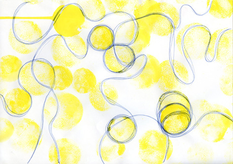 Aquarell, Kugelschreiber 29.5 x 21 cm